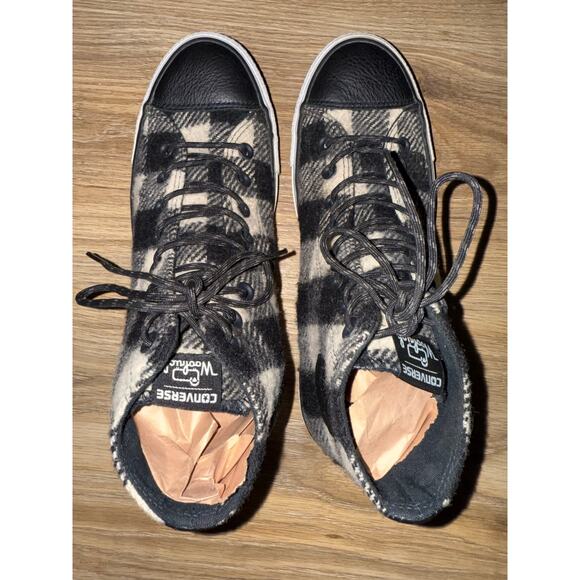 CONVERSE WOOLRICH X CHUCK TAYLOR All Star High Top sneakers - size 8.5M/ 10.5W - Picture 4 of 10